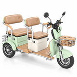 Easingo T08 两座电动三轮车,配备1200W电机、60V 20Ah电池,适合美国市场的二人电动代步车