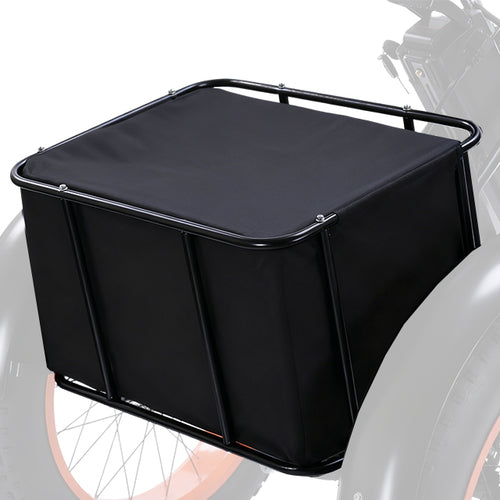 Large-capacity rear basket