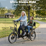 BK品牌轻便两人折叠电动三轮车，产品标志图片展示简洁LOGO设计